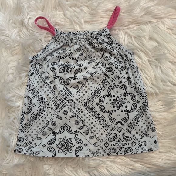 The Children’s Place Girls 5T Bandana Tank Top & Shorts Set Summer Outfit - Picture 2 of 8